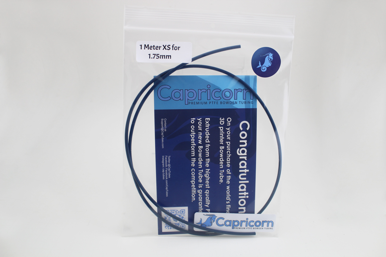 Capricorn XS Series - Ultra-Low Friction PTFE Tubing - 1.75mm