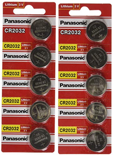 CR2032 Panasonic 3 Volt Lithium Coin Cell Battery